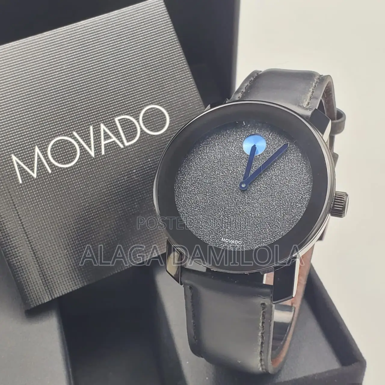 MOVADO Leather Watch