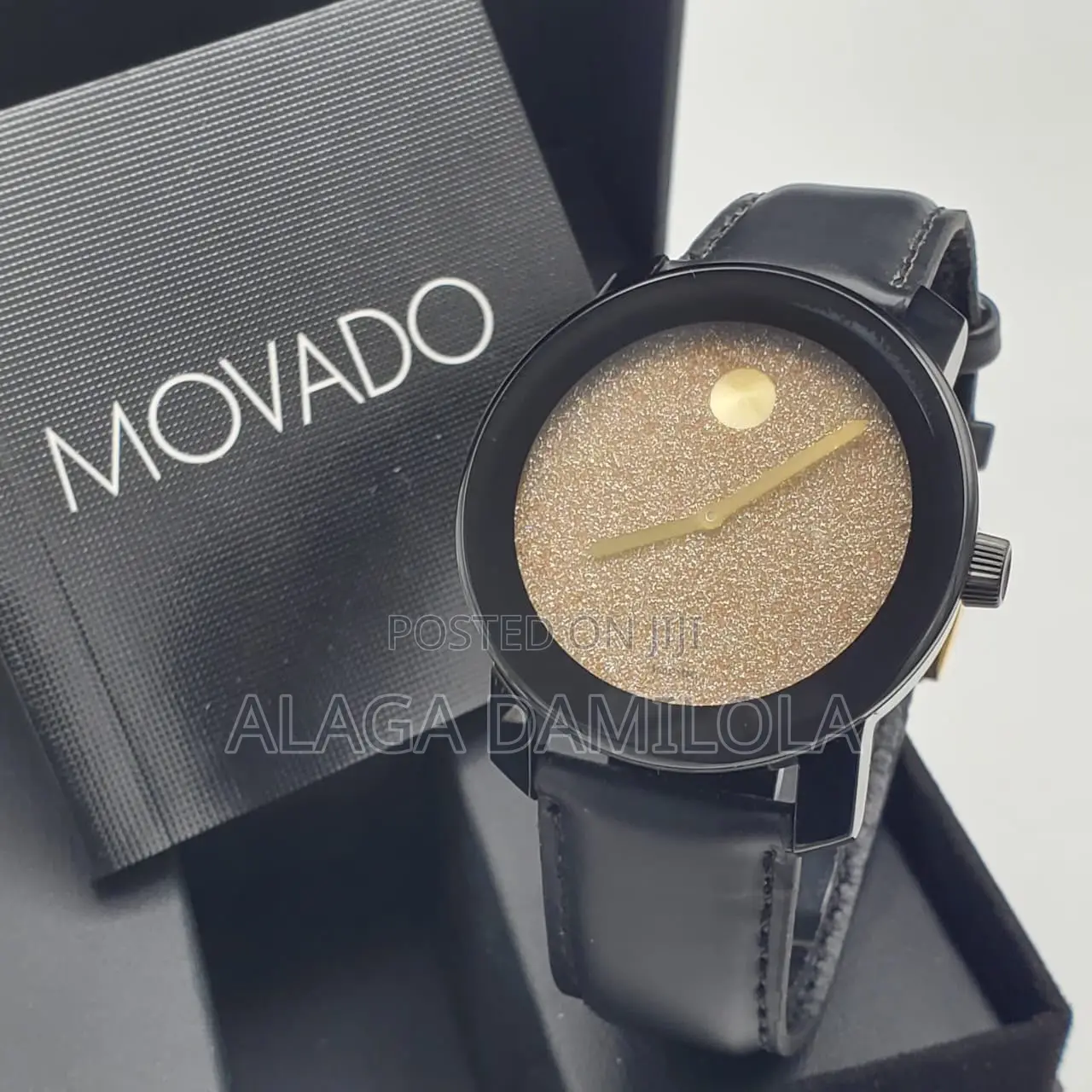 MOVADO Leather Watch