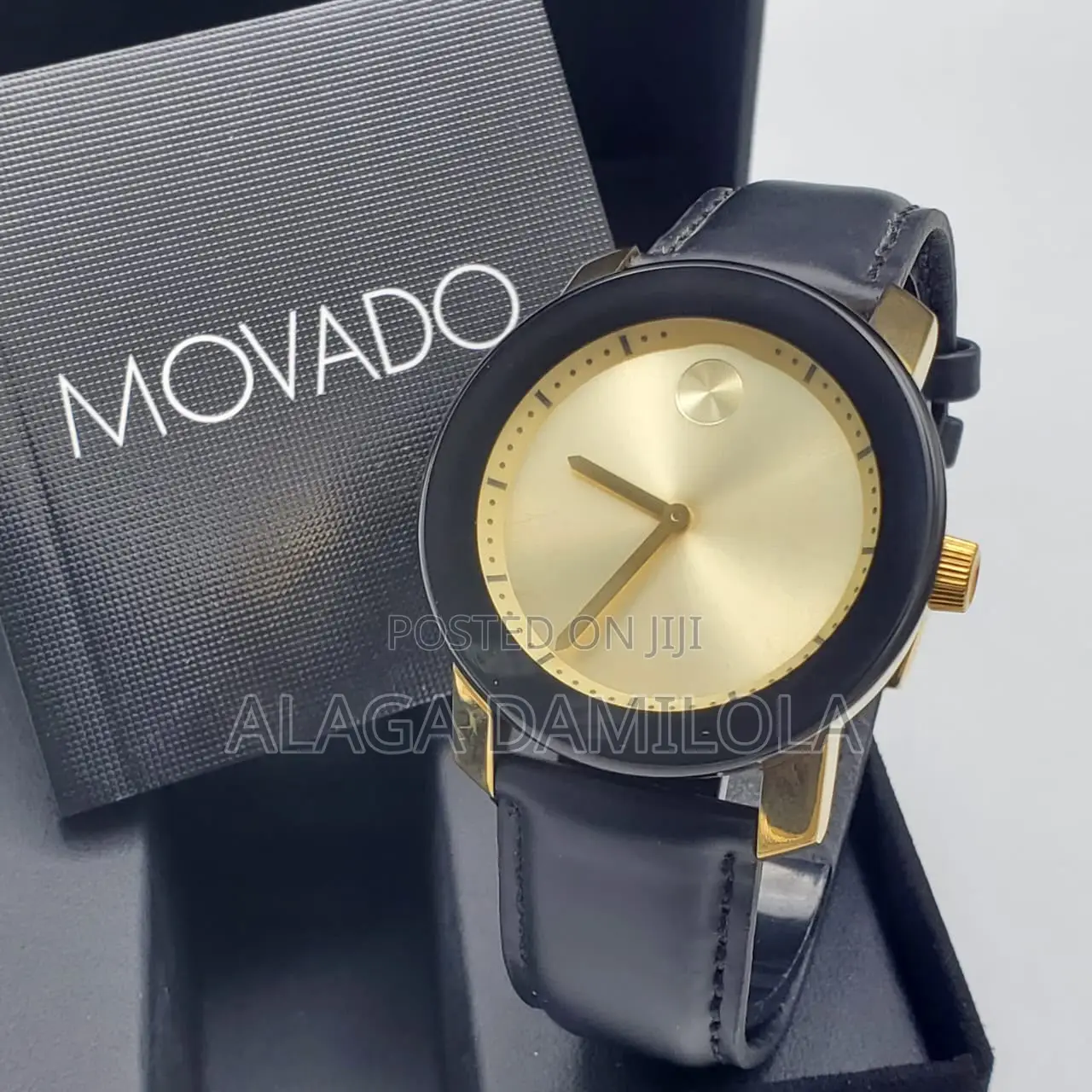 MOVADO Leather Watch