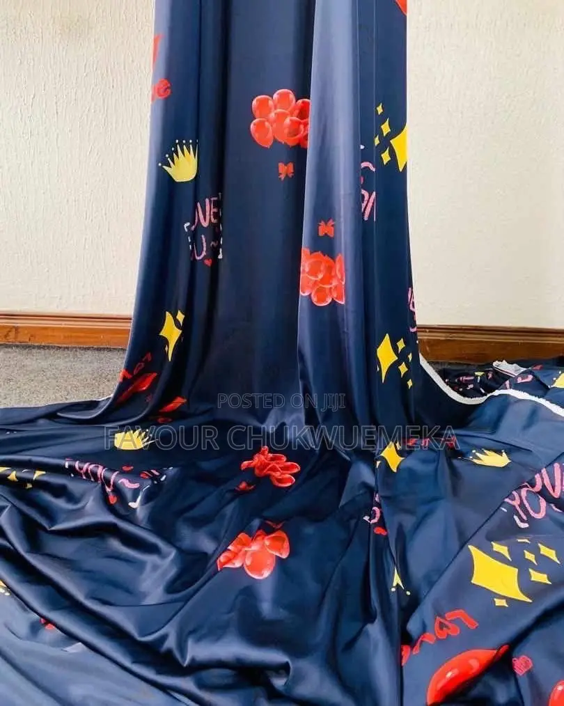 Plain Chiffon & Crepe Materials Per Yard - All Colors - Ilorin