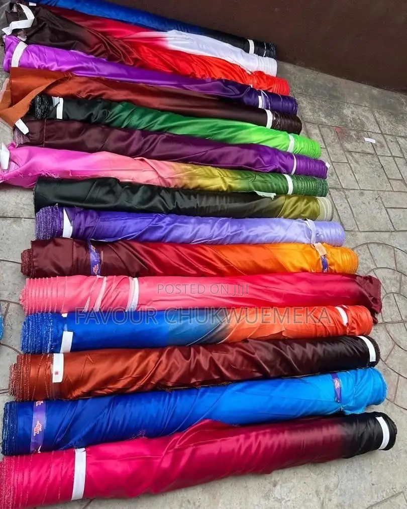 Plain Chiffon & Crepe Materials Per Yard - All Colors - Ilorin