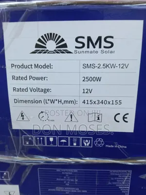 2.5kva SMS Solar Hybrid Inverter 12v