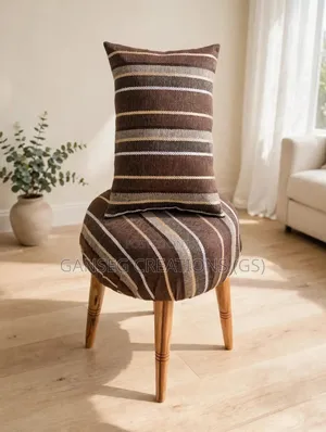 Luxury Upholstered Stool | Stylish Ottoman Chair | Handmade Furniture
