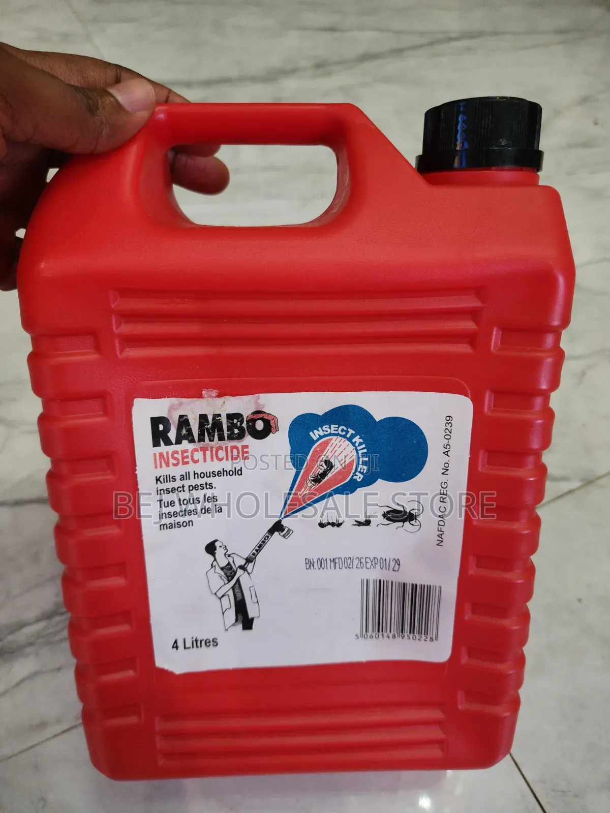 Rambo Insecticide Jar (4Litres)