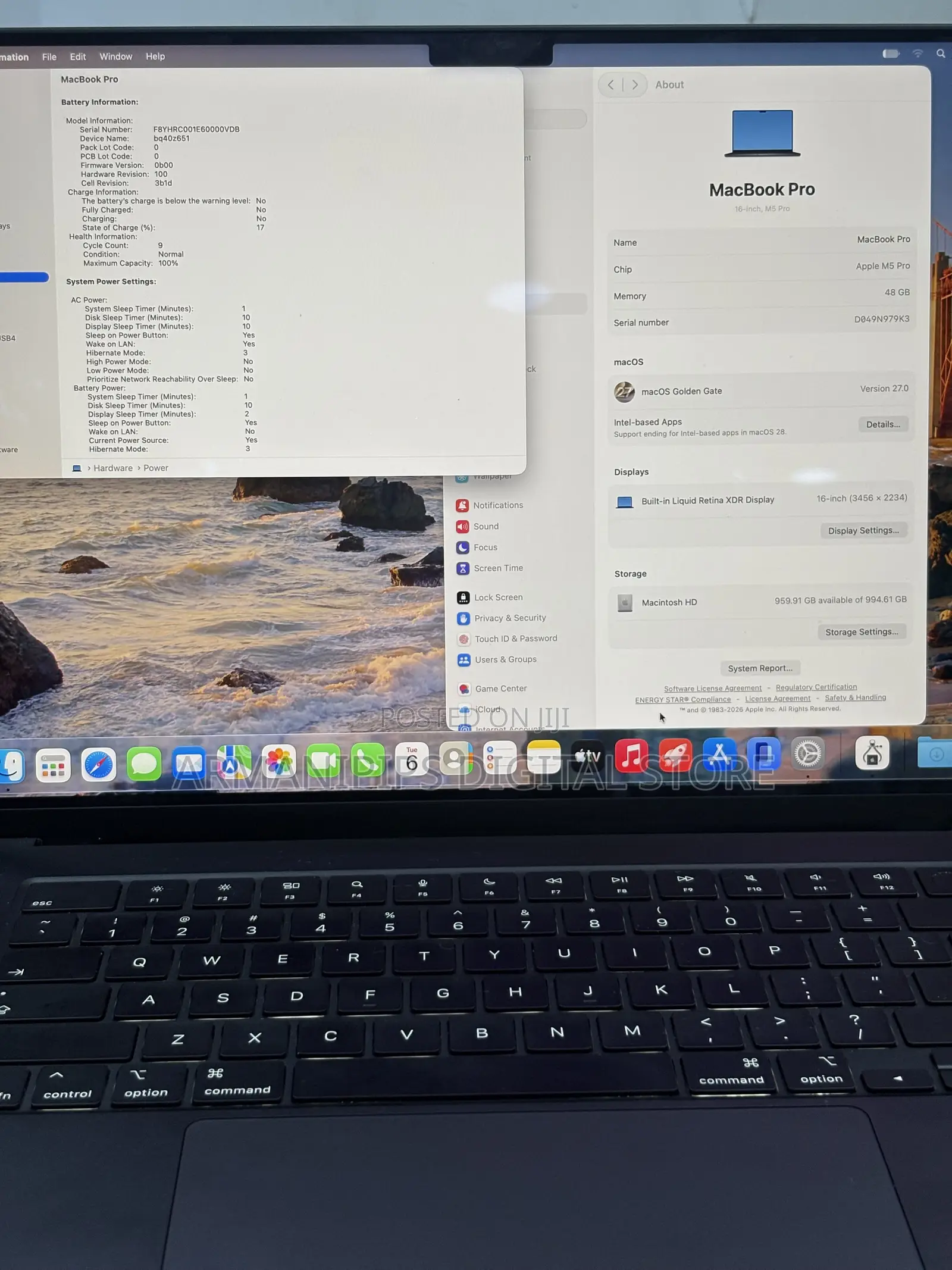 Laptop Apple MacBook Pro 2026 M5 Pro 48GB Apple M5 Pro SSD 1T