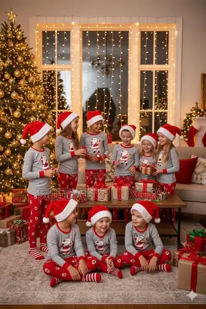 Children Christmas Pyjamas Set