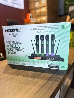 Voximic VM-9090U 4-Channel 4in1 Wireless Microphone System