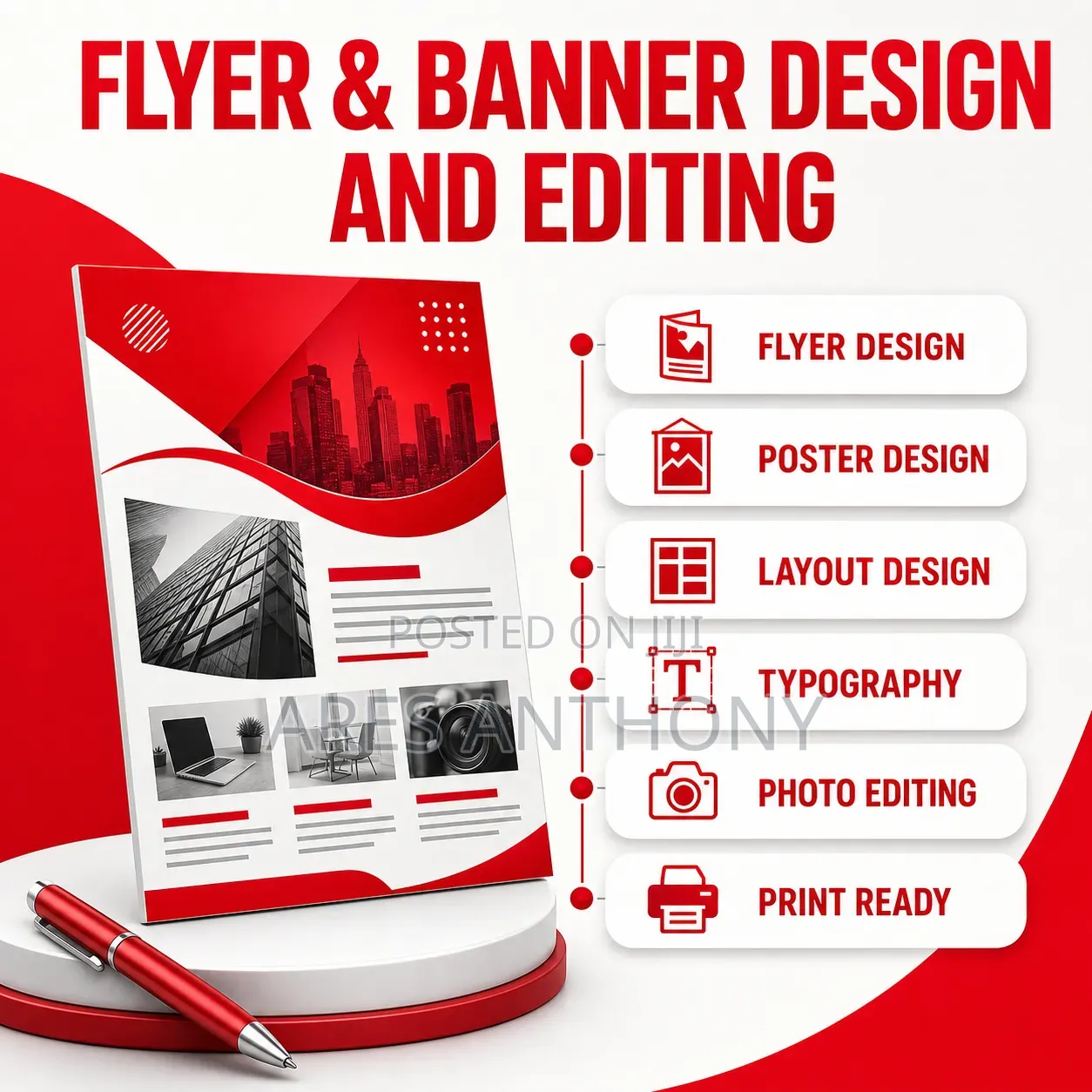 Flyer & Banner Design and Editing