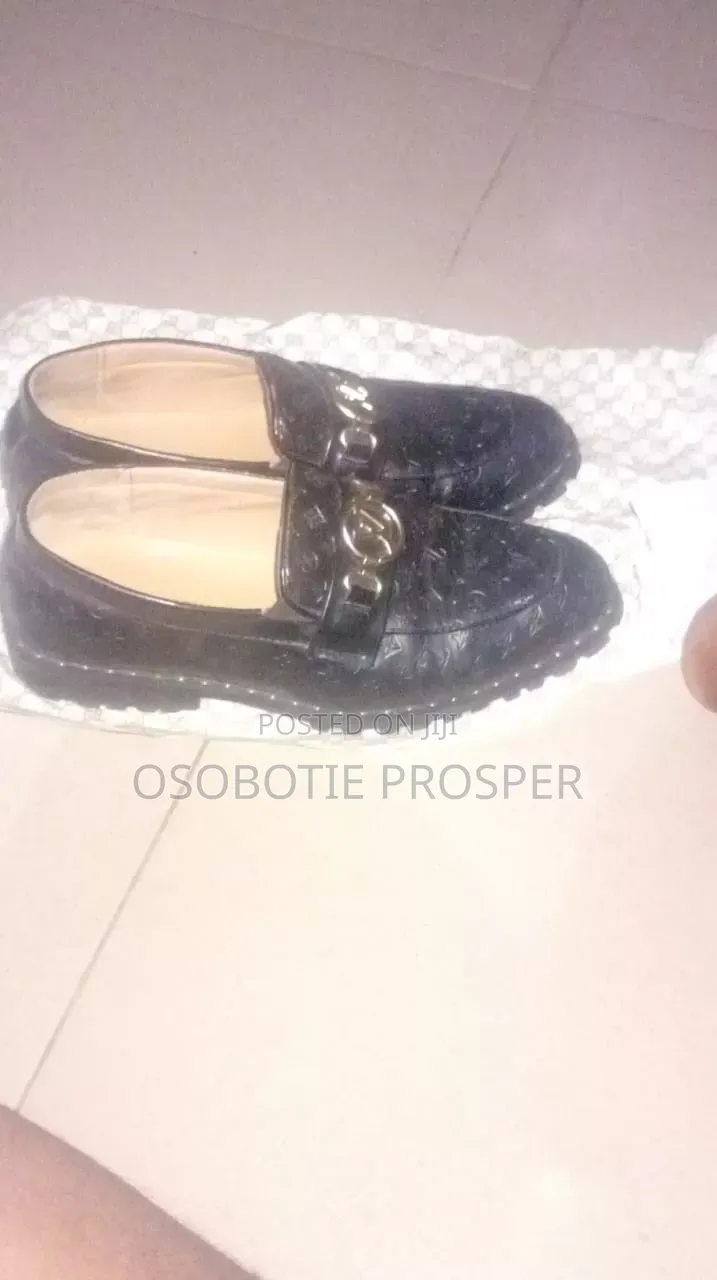 Clean Black LV Loavers