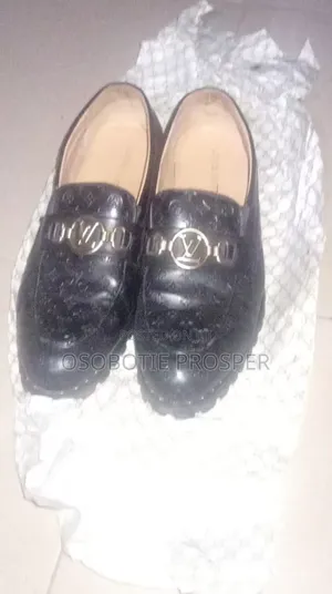 Clean Black LV Loavers