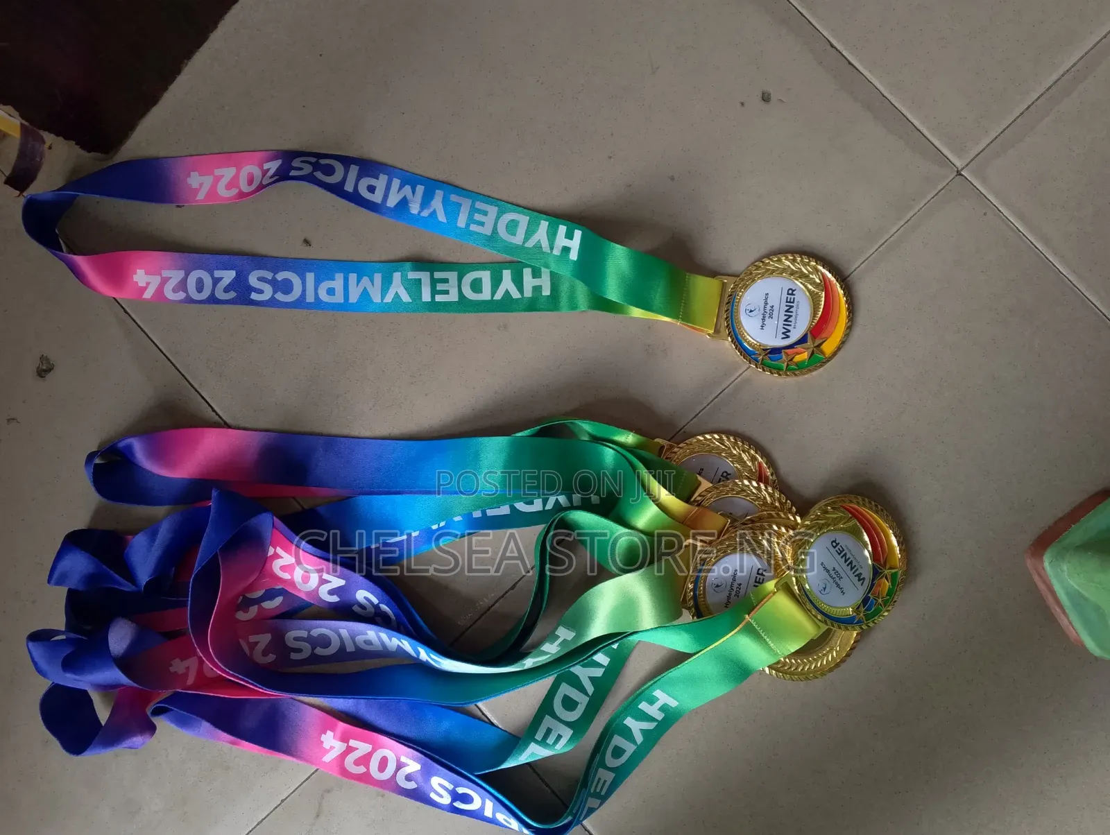 Medal With Colourful ropeF7