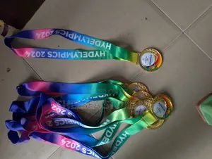 Medal With Colourful ropeF7