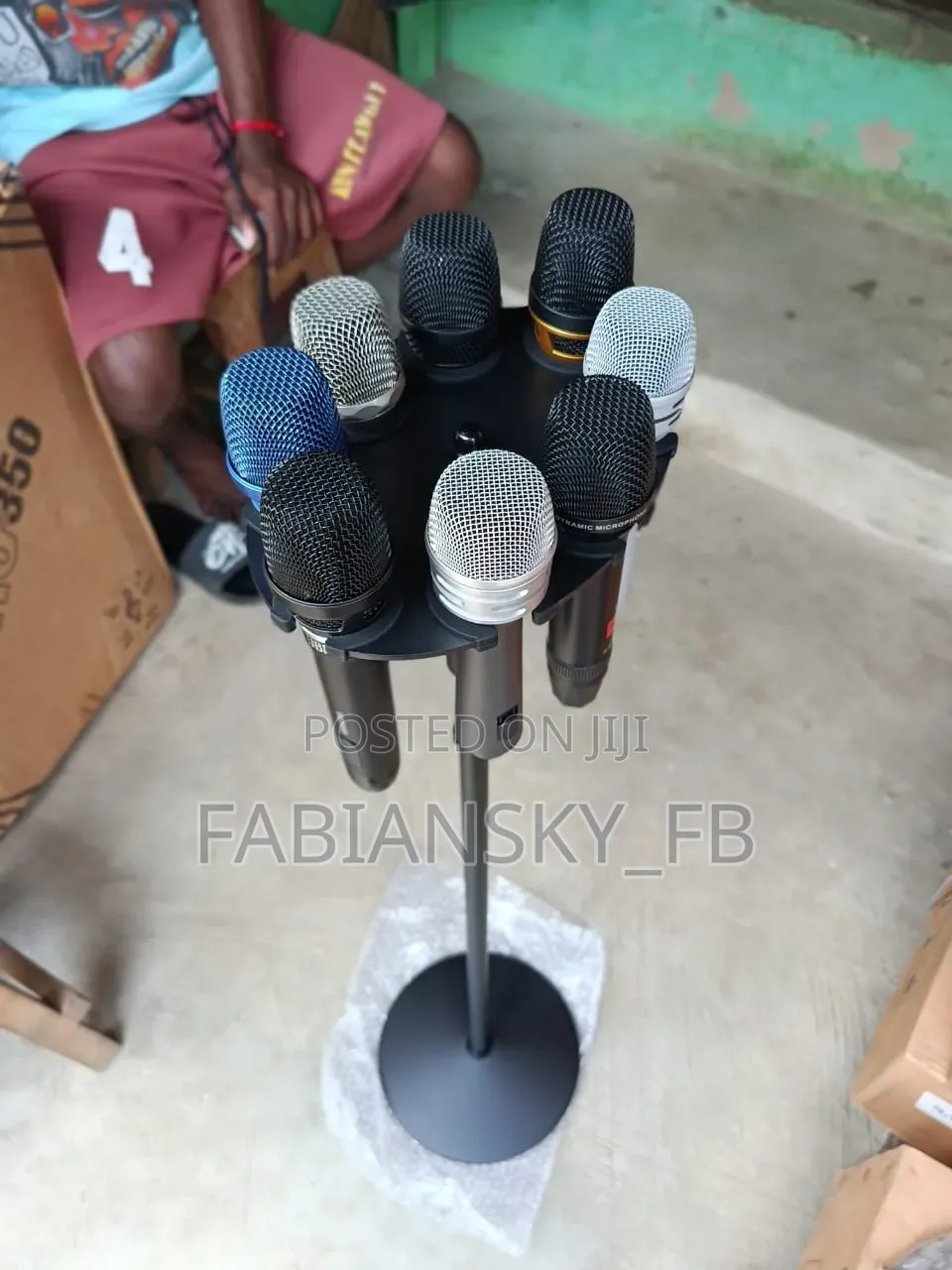 Original Multiple Microphone Stand 8in1