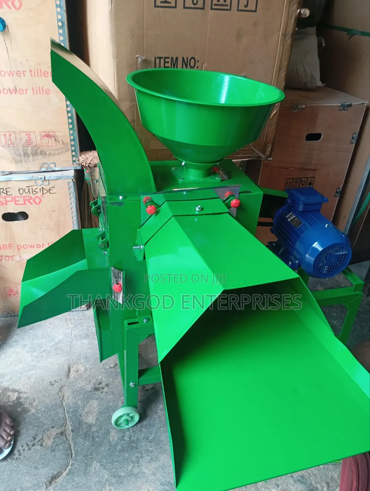Chaffcutter With Hammer Mill Crusher Machine