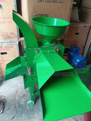 Chaffcutter With Hammer Mill Crusher Machine