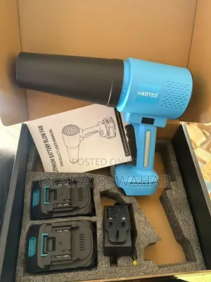 KRTED Cordless Lithium Turbo Jet Blower With 2 Batteries