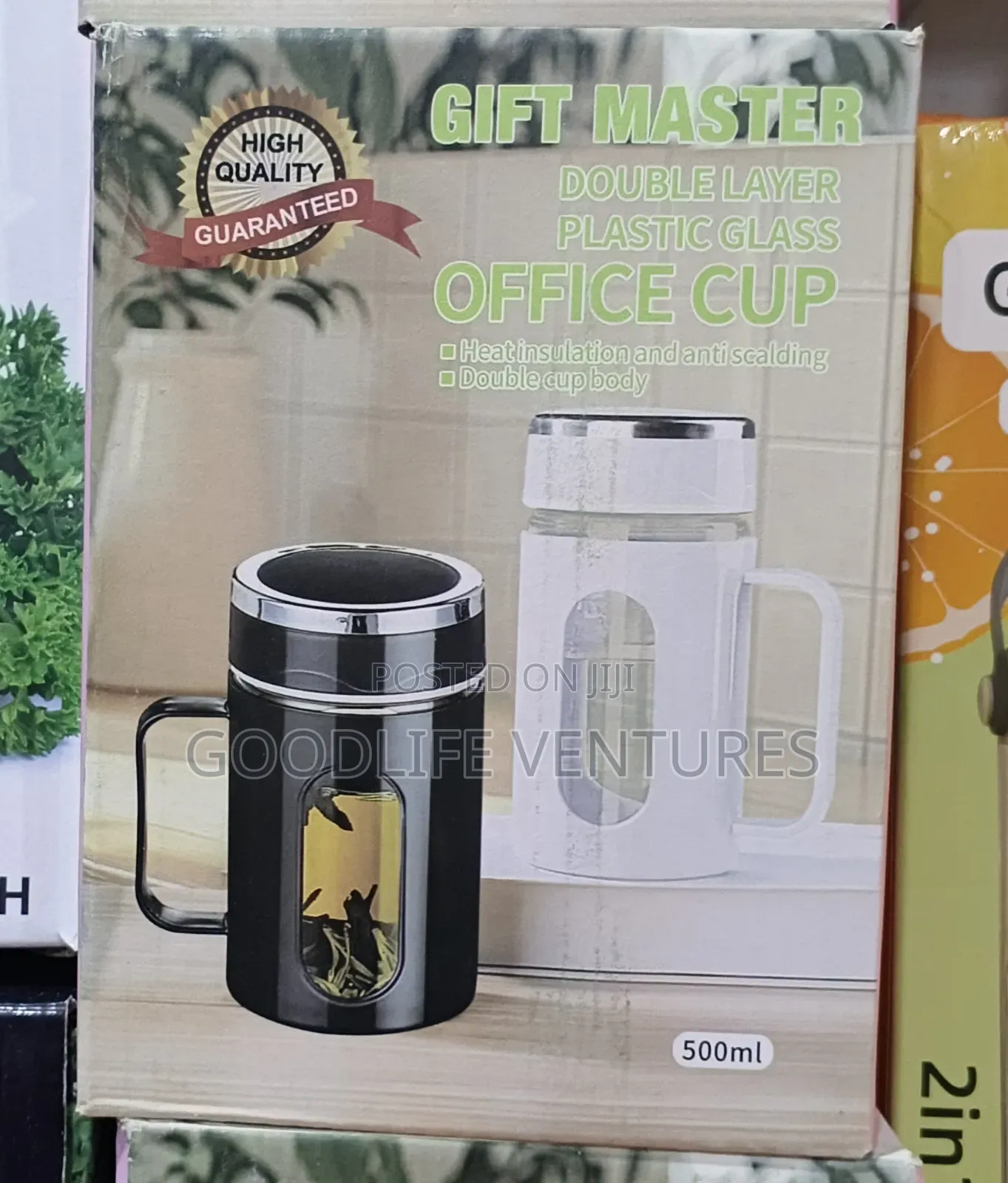 Double Layer Plastic Glass Office, Survenier Cup
