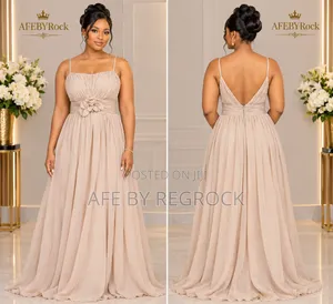 Champagne Gold Dinner Dress (Alfred Angelo)
