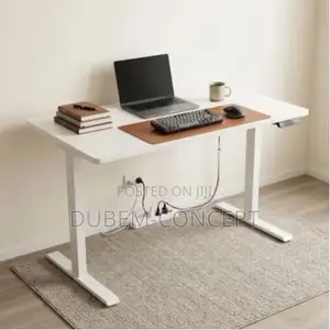 Electric Work Desk - White - 1200mm