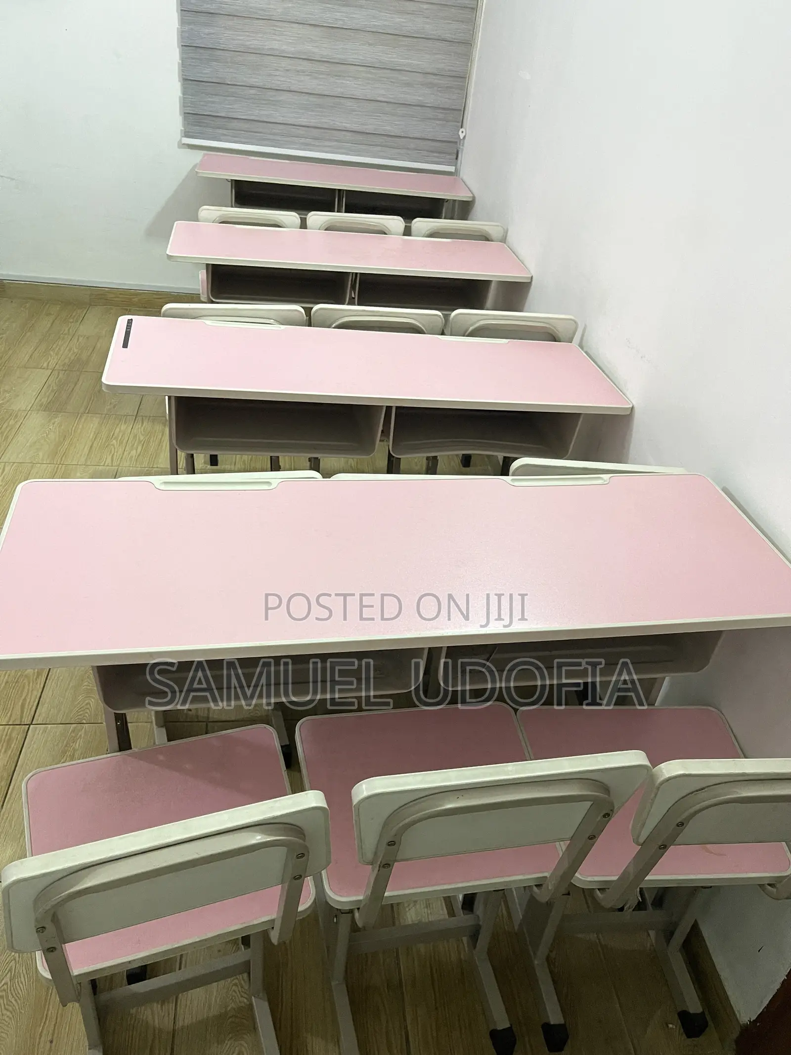 Imported Student Table and Chair Double