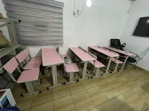 Imported Student Table and Chair Double