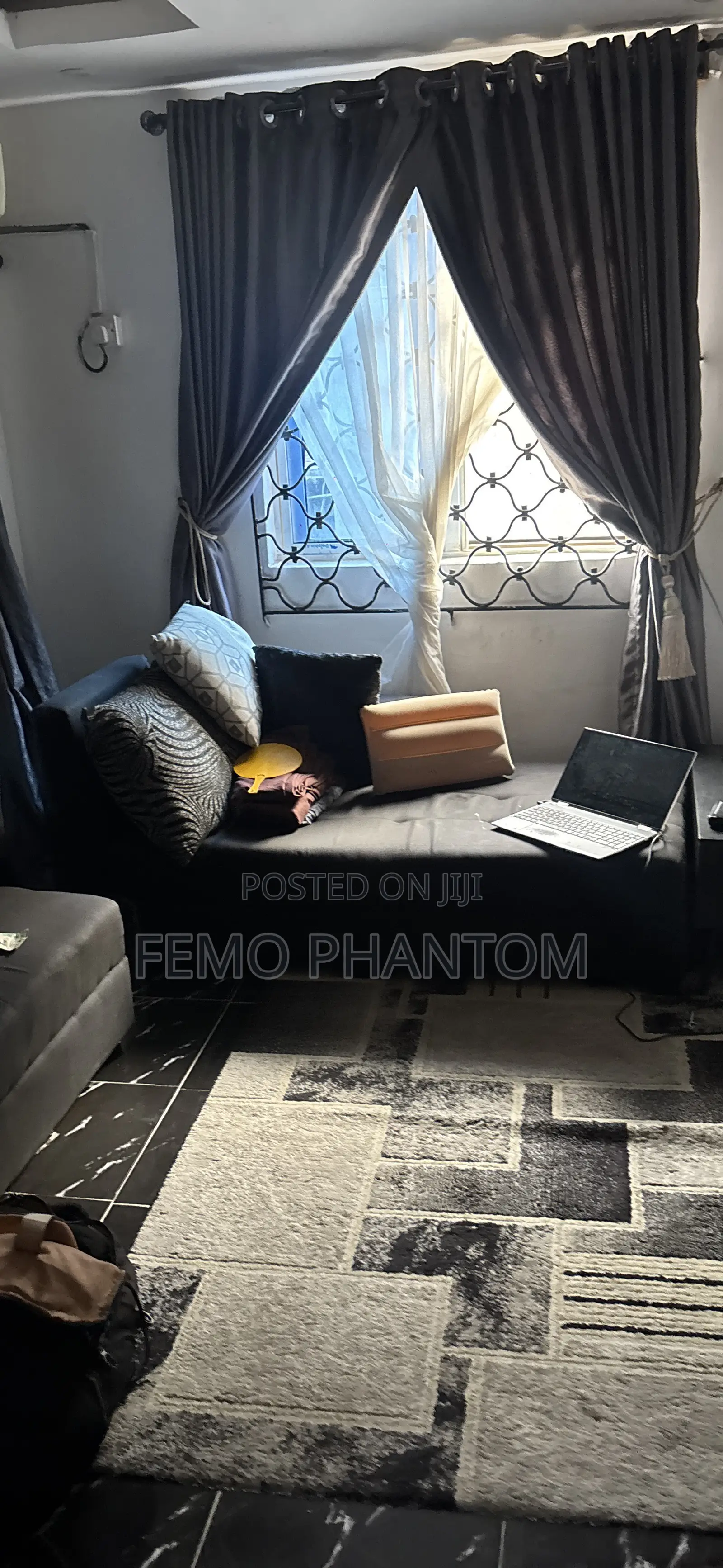 L Shaped Sofa + Ottoman