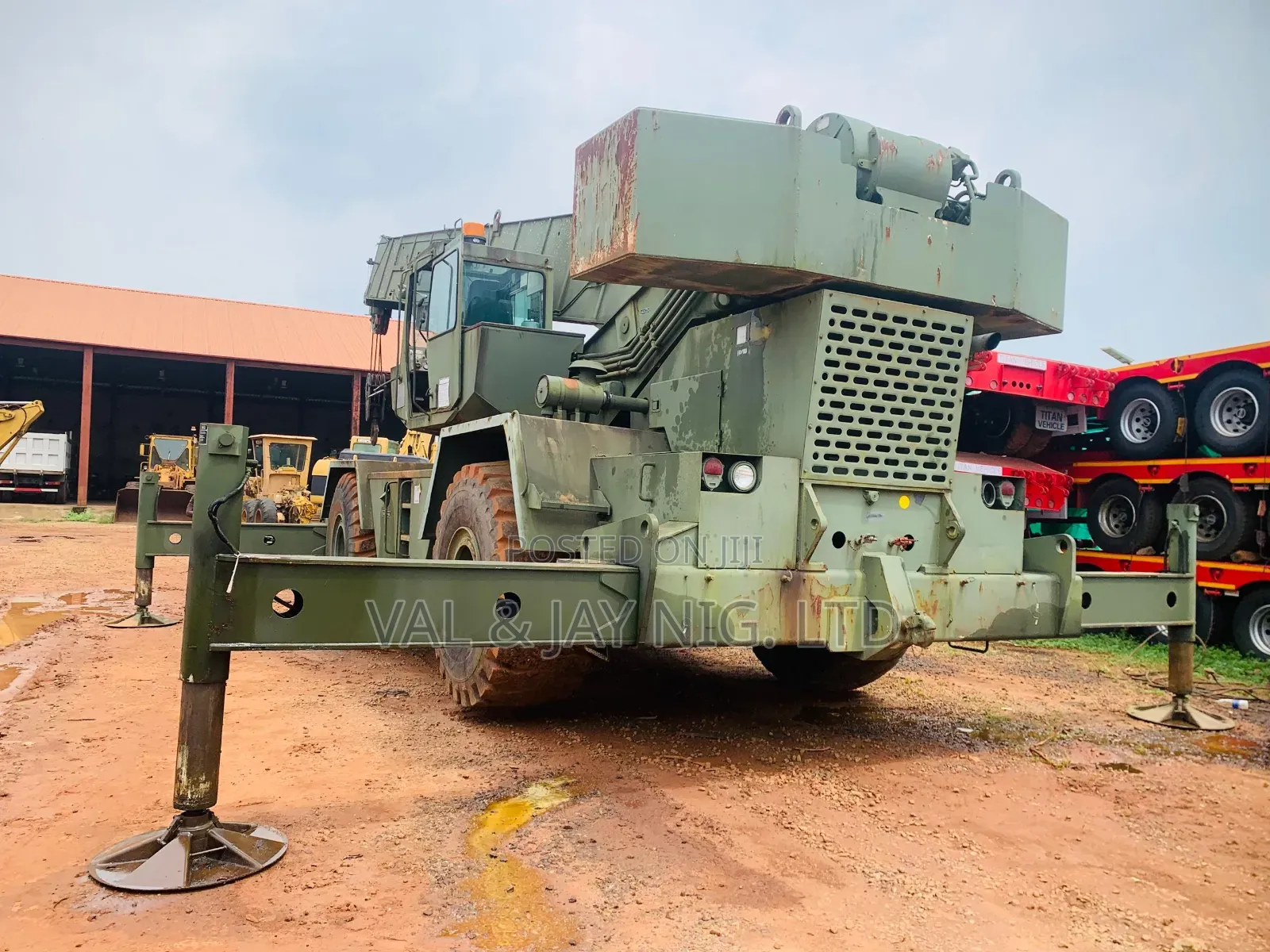 75 Tons Grove 4x4 Rough Terrain Crane - Foreign Use