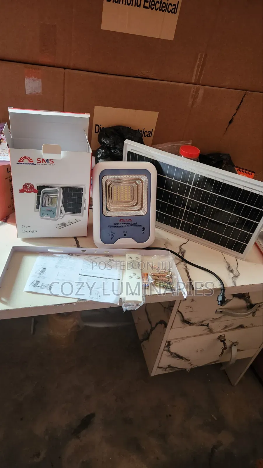 100w SMS Solar Floodlight