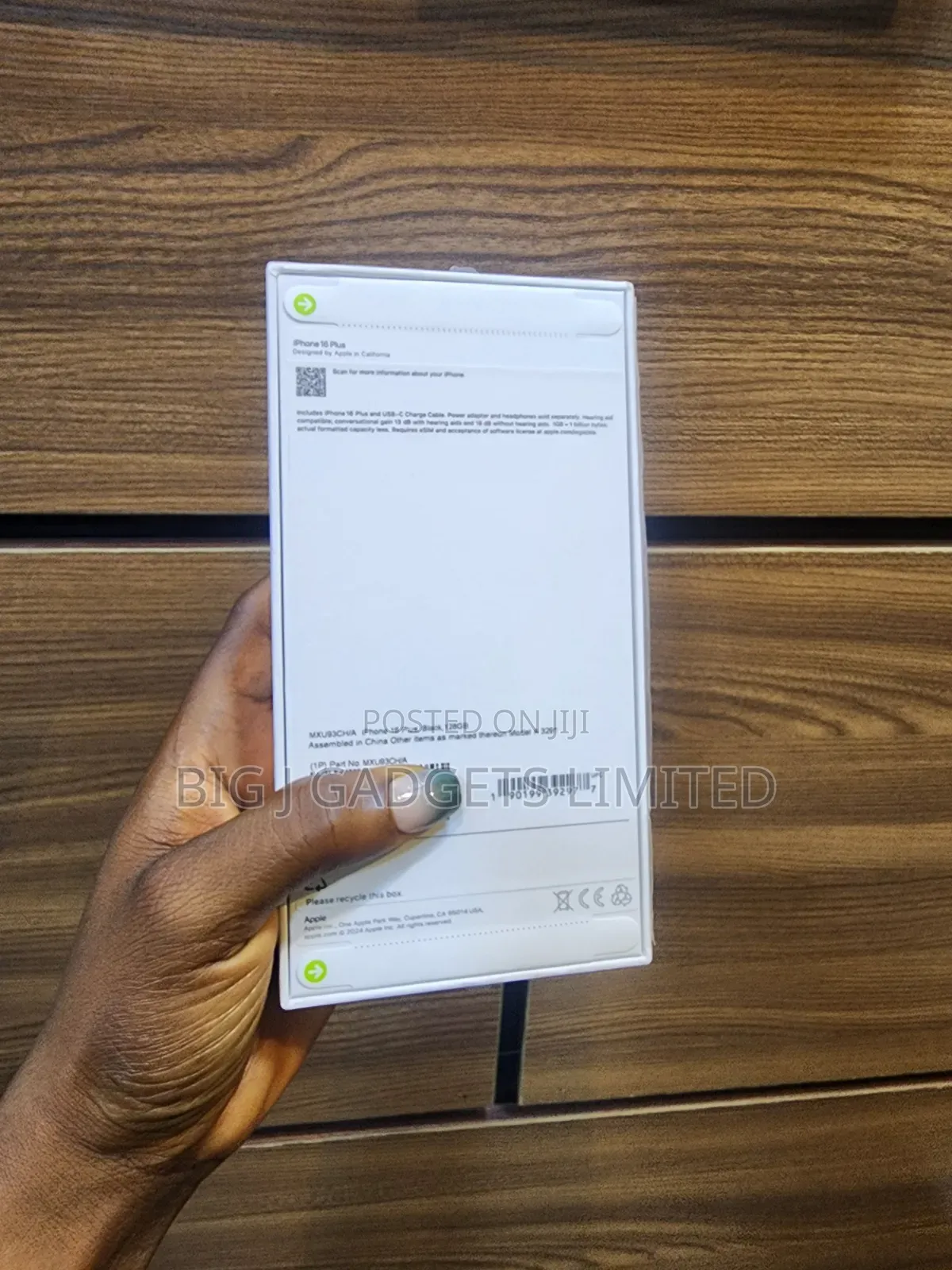 New Apple iPhone 16 Plus 256 GB Black