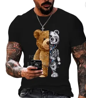 Men's Plus Size 100% Cotton Short Sleeve Tee Shirts .