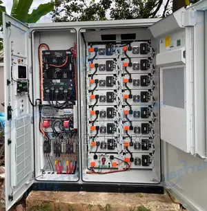 125kva Inverter With 241kwh Lithium Battery Solar Plant