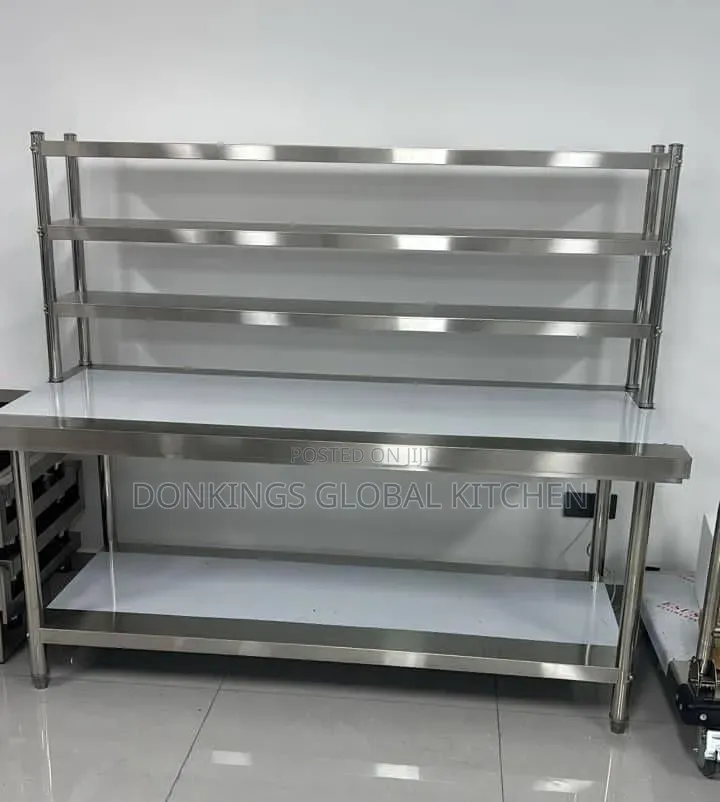 Work Table With Shelves