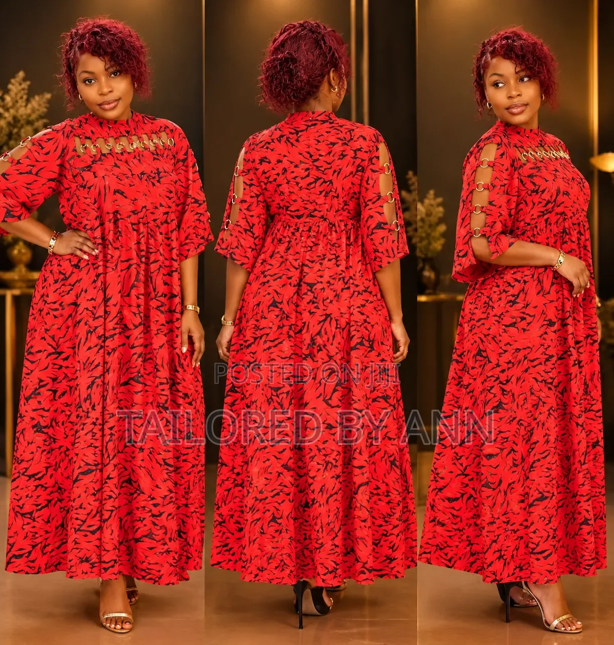 Red Elegant Classy Dress