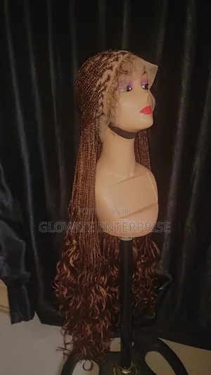 French Curls Braided Wig