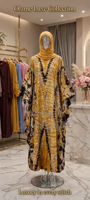 Floral Bubu Gown,Adire Bubu Gown, Available in Different Colors