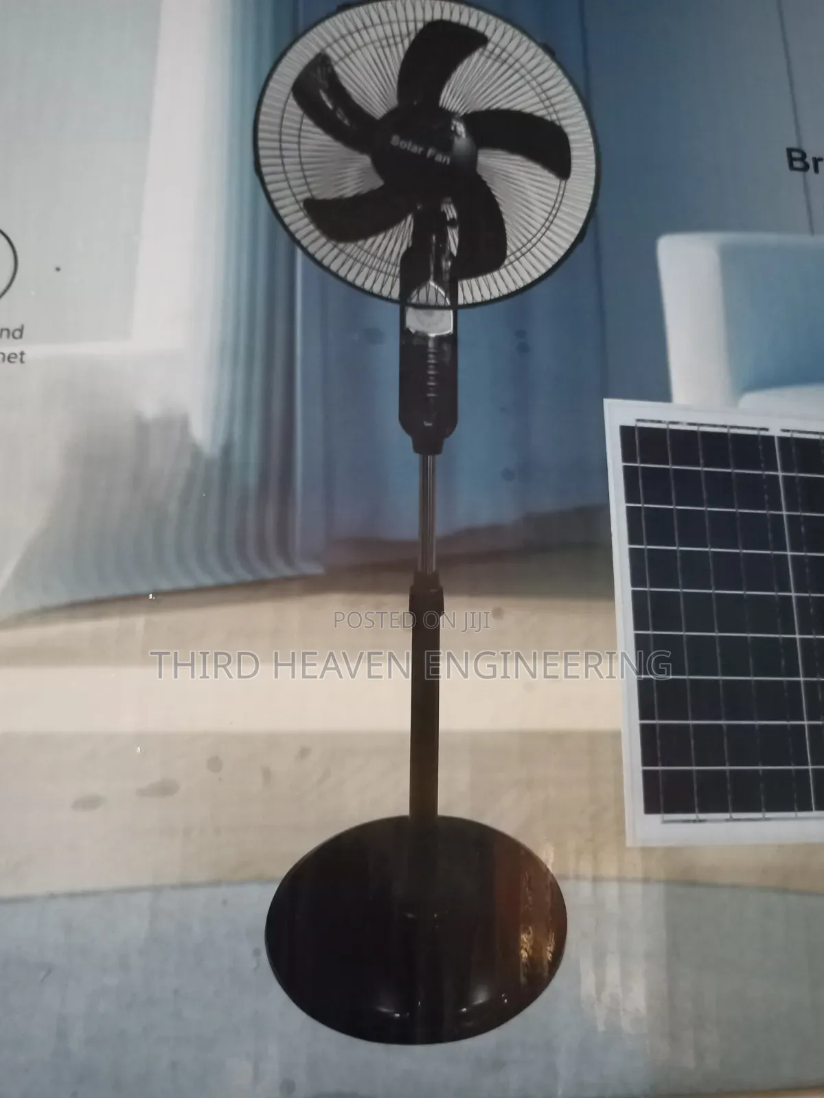 Rechargeable Solar Fan