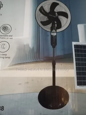 Rechargeable Solar Fan
