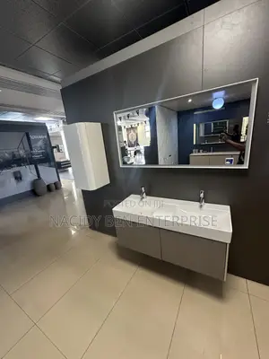 Duravit Double Cabinet Basin With Anti Fog Mirror