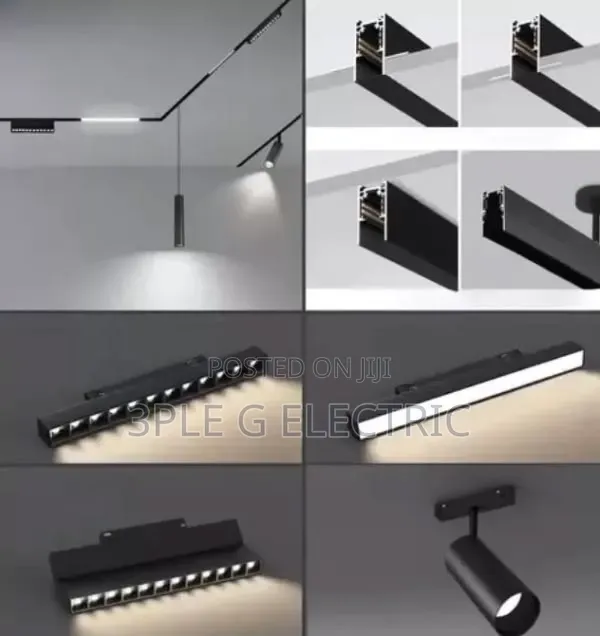 Modern LED Magnetic Rail Light for Ceiling