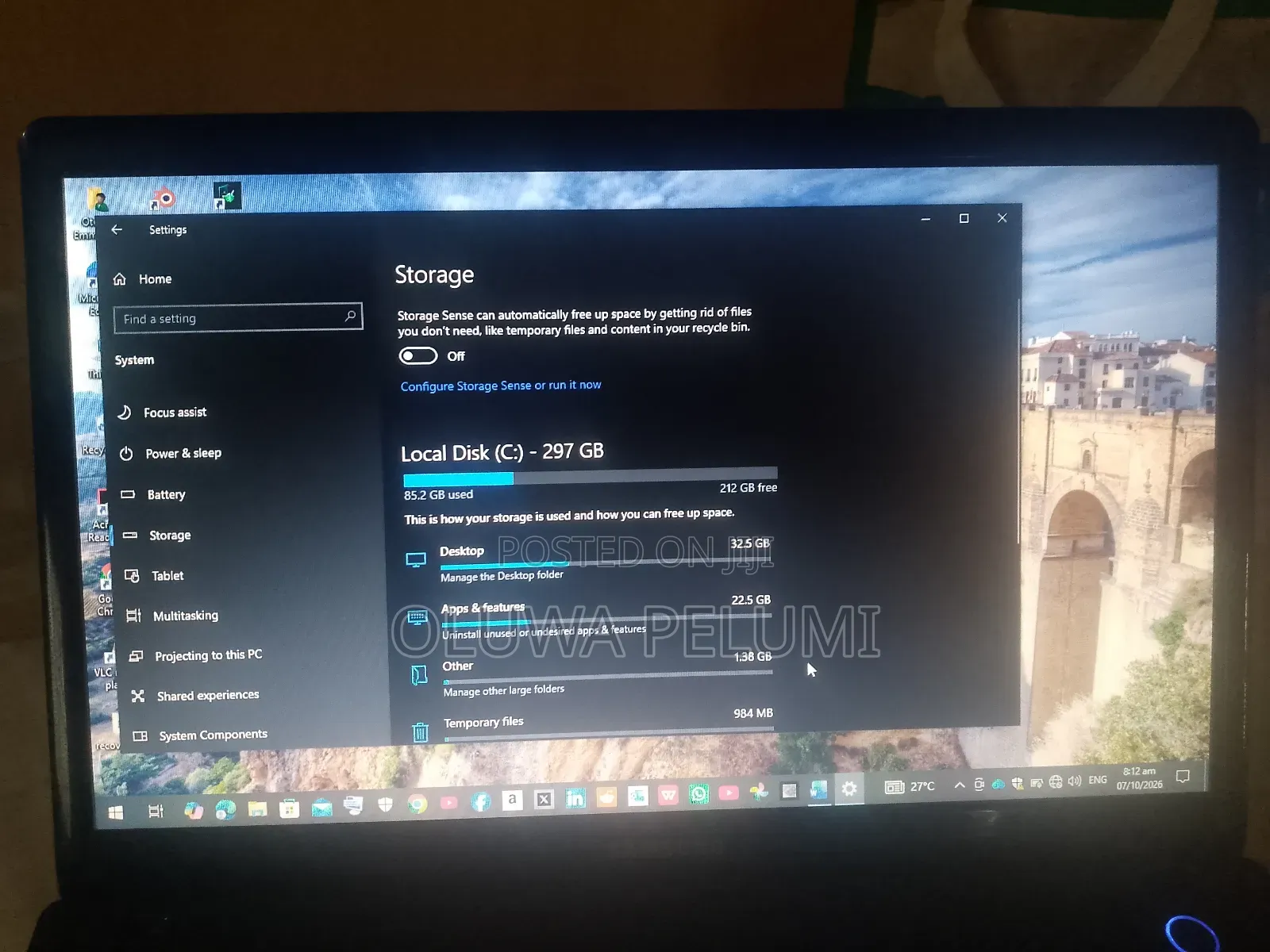 Laptop Samsung NP300E5A 4GB Intel Celeron HDD+SSD 320GB