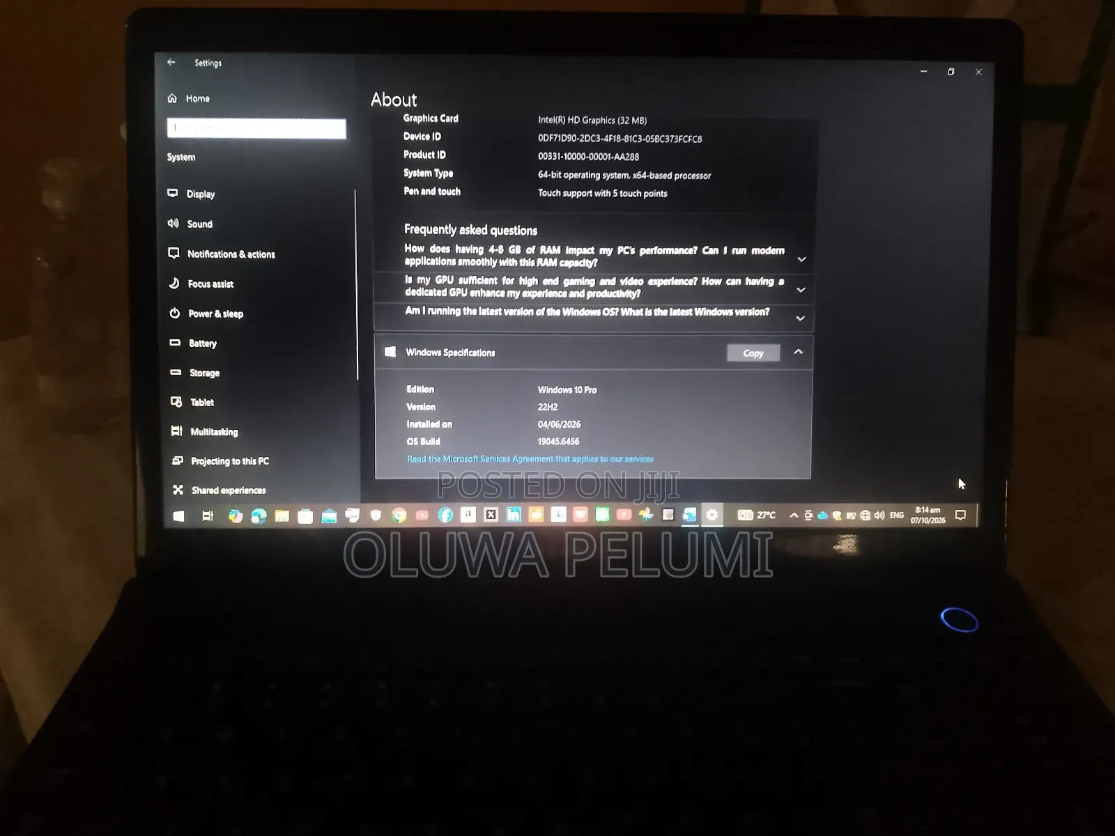 Laptop Samsung NP300E5A 4GB Intel Celeron HDD+SSD 320GB