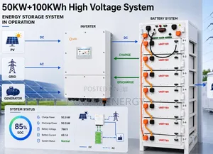 High Voltage 60kwh Lithium Battery With Hybrid Inverter Inbuilt