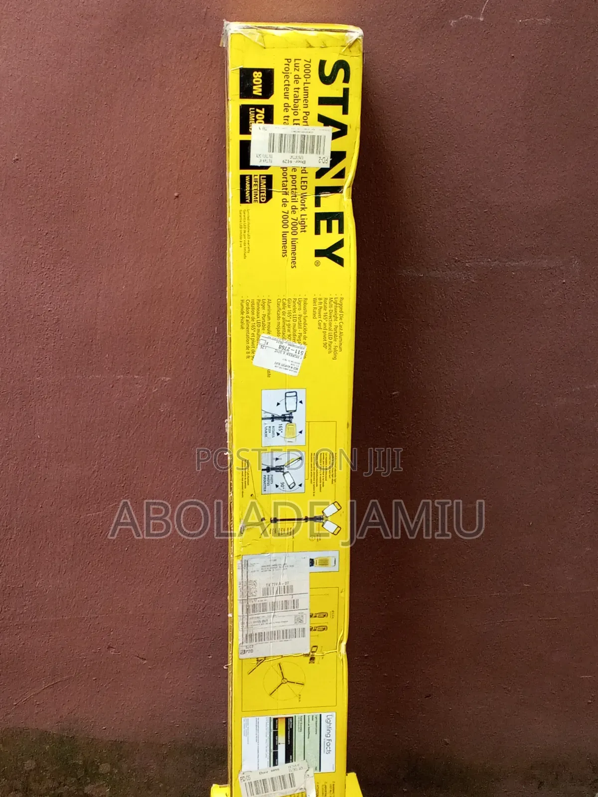Stanley 7,000-Lumen Portable Corded LED Work Light