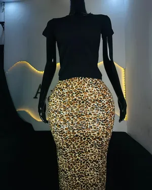 Pattern Maxi Skirt
