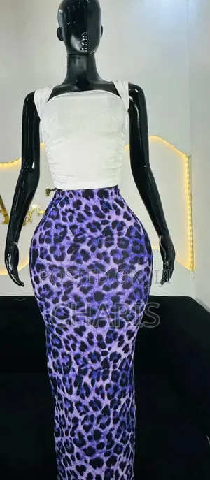Pattern Maxi Skirt