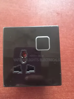 Reset Black Socket 13amps Single