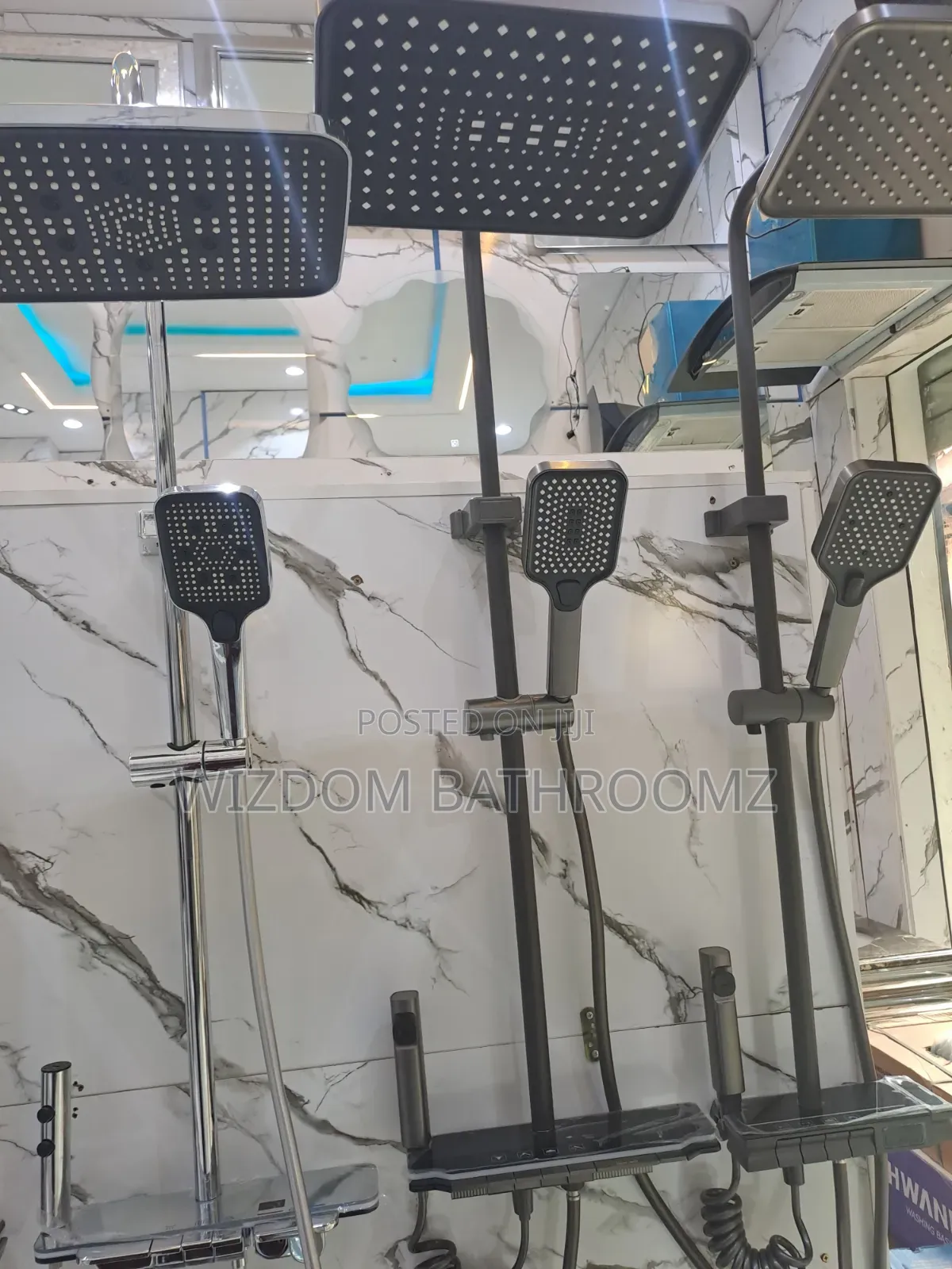Led Display Piano Shower