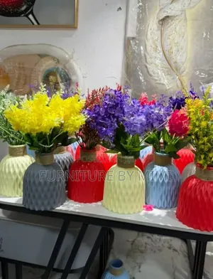 Elegant Unbreakable Rope Flower Vases (With Flowers)