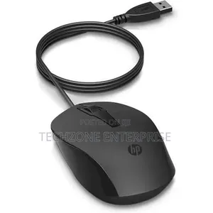 HP 150 Wired Mouse - Black (USB)