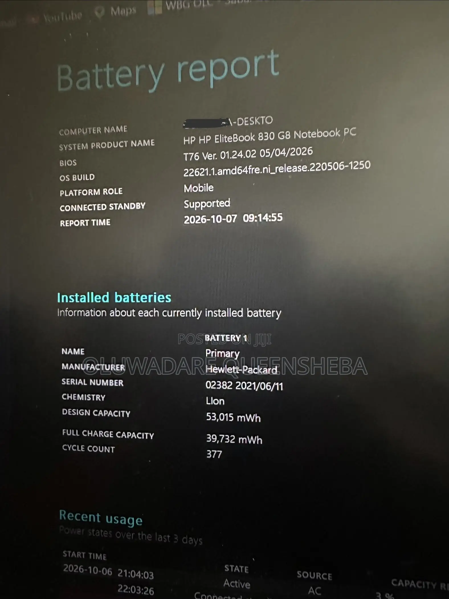Laptop HP EliteBook 830 G8 16GB Intel Core i5 SSD 512GB